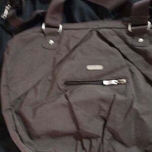 Baggallini Brown Duffel Bag with Classic Design